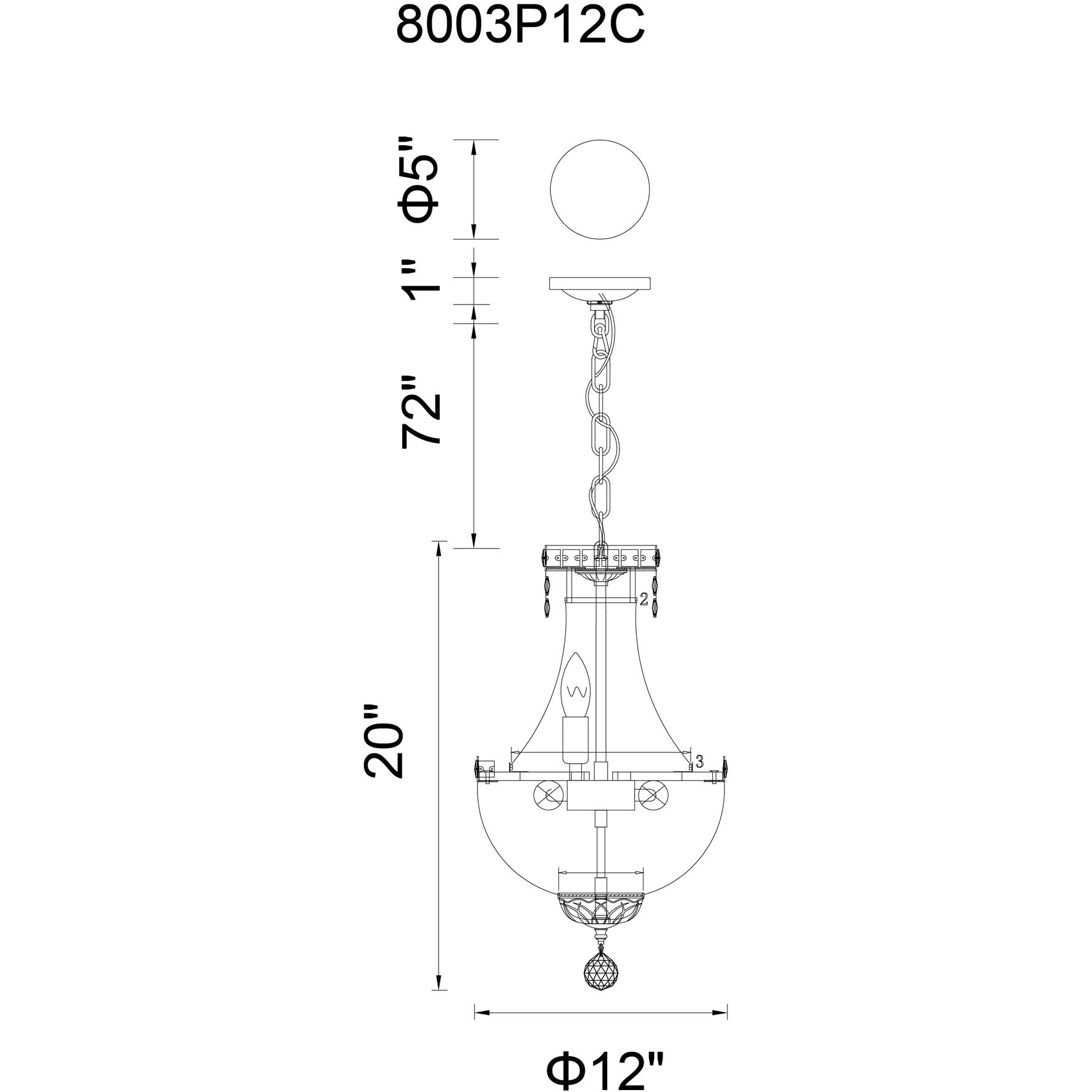 Stefania 4 Light 12 inch Chrome Mini Chandelier Ceiling Light