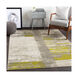 Jax 91 X 63 inch Olive/Dark Brown/Light Gray Rugs, Polypropylene