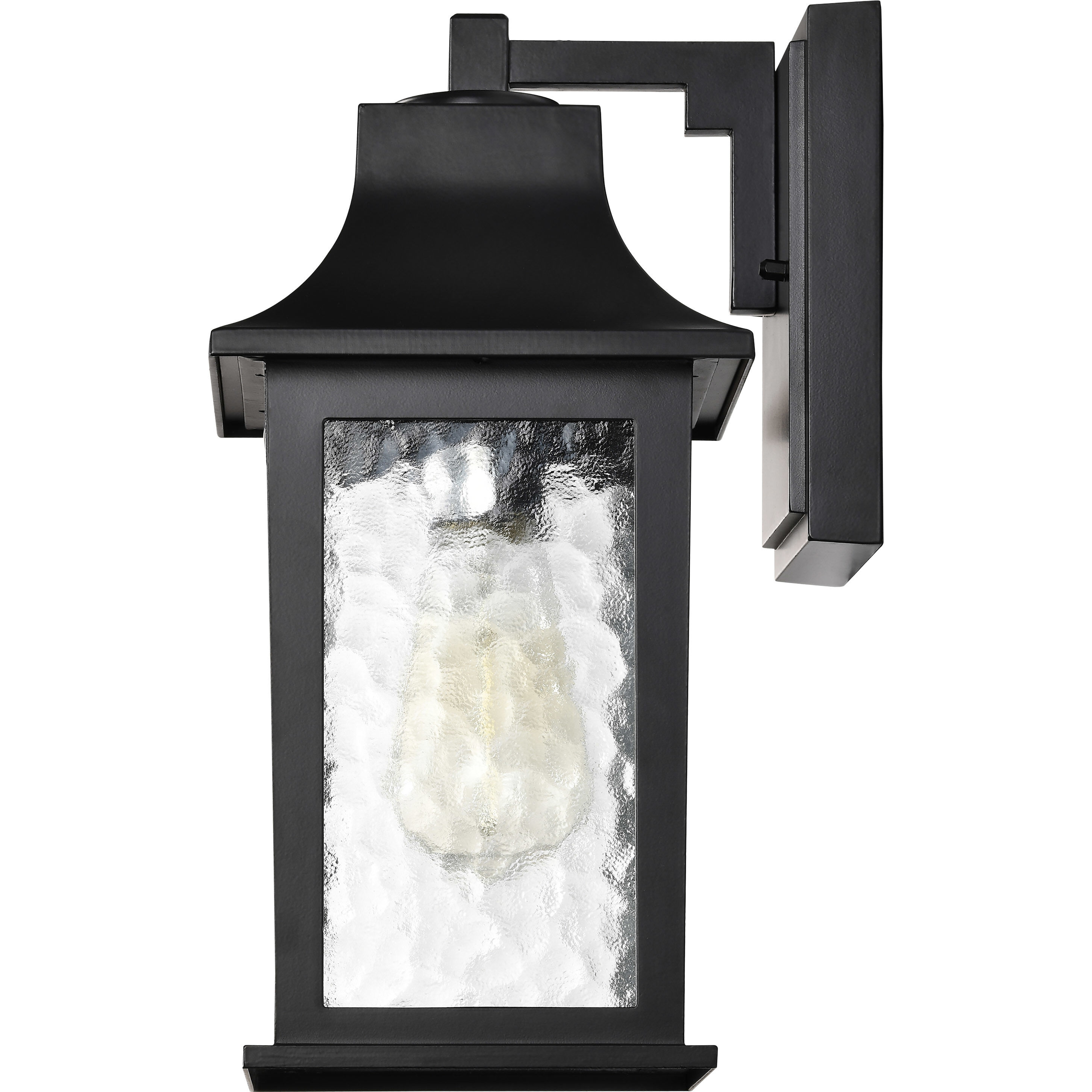 Stillwell 13 inch Matte Black Outdoor Wall Lantern, Small