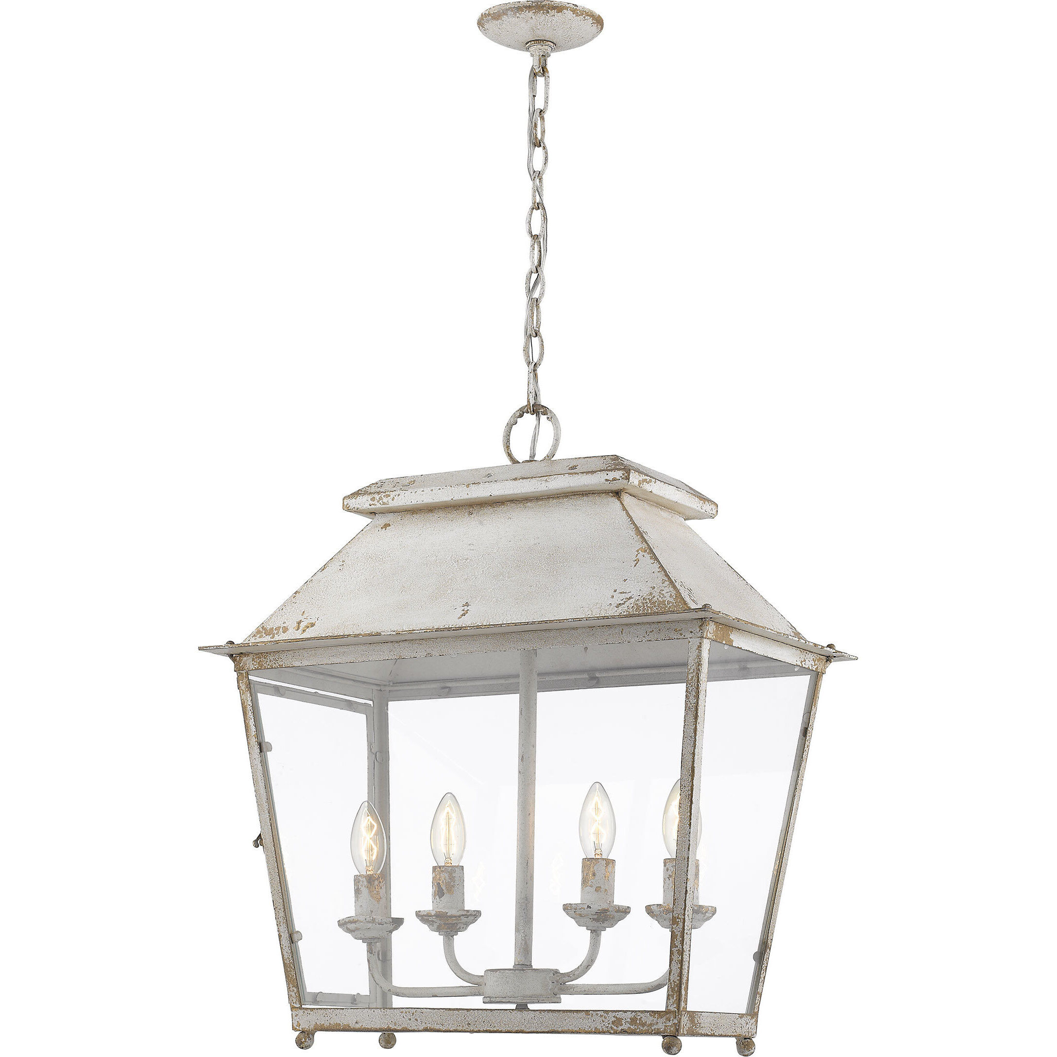 Abingdon Pendant Ceiling Light in Antique Ivory
