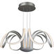 Capella 30 inch Silver Chandelier Ceiling Light