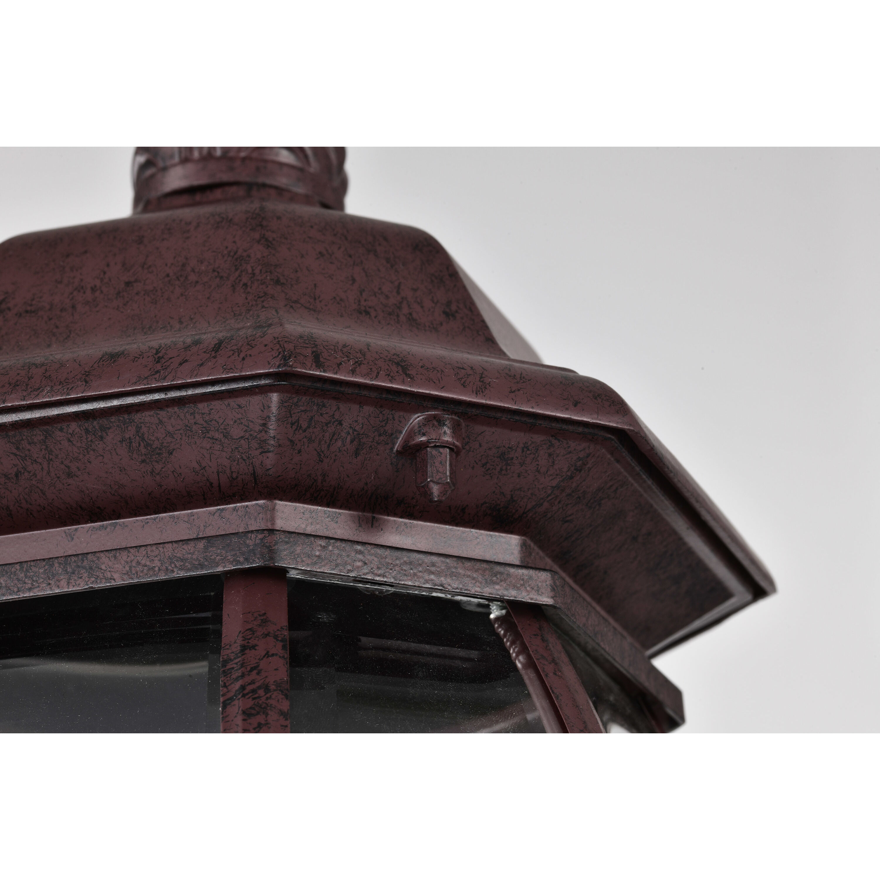 Central Park 3 Light 21 inch Old Bronze Outdoor Post Lantern