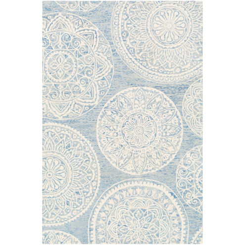 Kayseri 144 X 106 inch Denim/Ice Blue/Cream Rugs