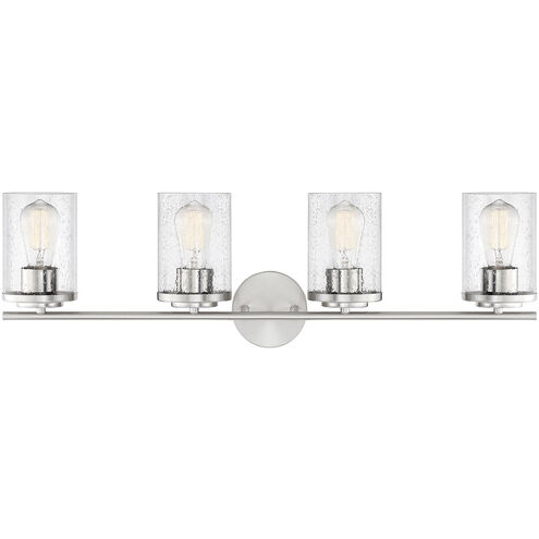 Marshall 4 Light 31 inch Polished Chrome Bathroom Vanity Light Wall Light, Essentials