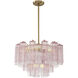 Addis 9 Light 22 inch Aged Brass Chandelier Ceiling Light in Spring