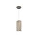 Fountain Ave. LED 6 inch Chrome Pendant Ceiling Light