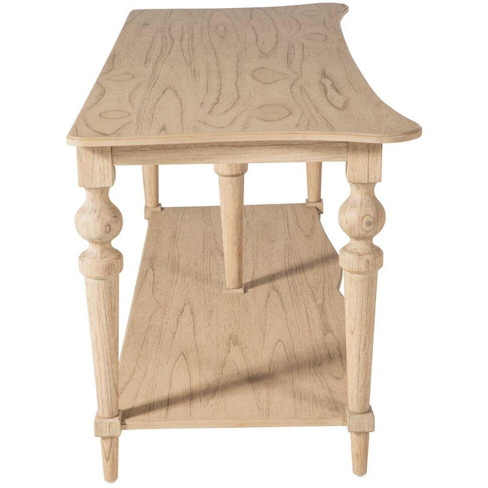 Nirvana 76.75 X 30.5 inch Brushed Blonde Natural Console Table