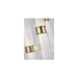 Avroko Langston LED 10.5 inch Plated Brass Pendant Ceiling Light in 120V, Integrated LED