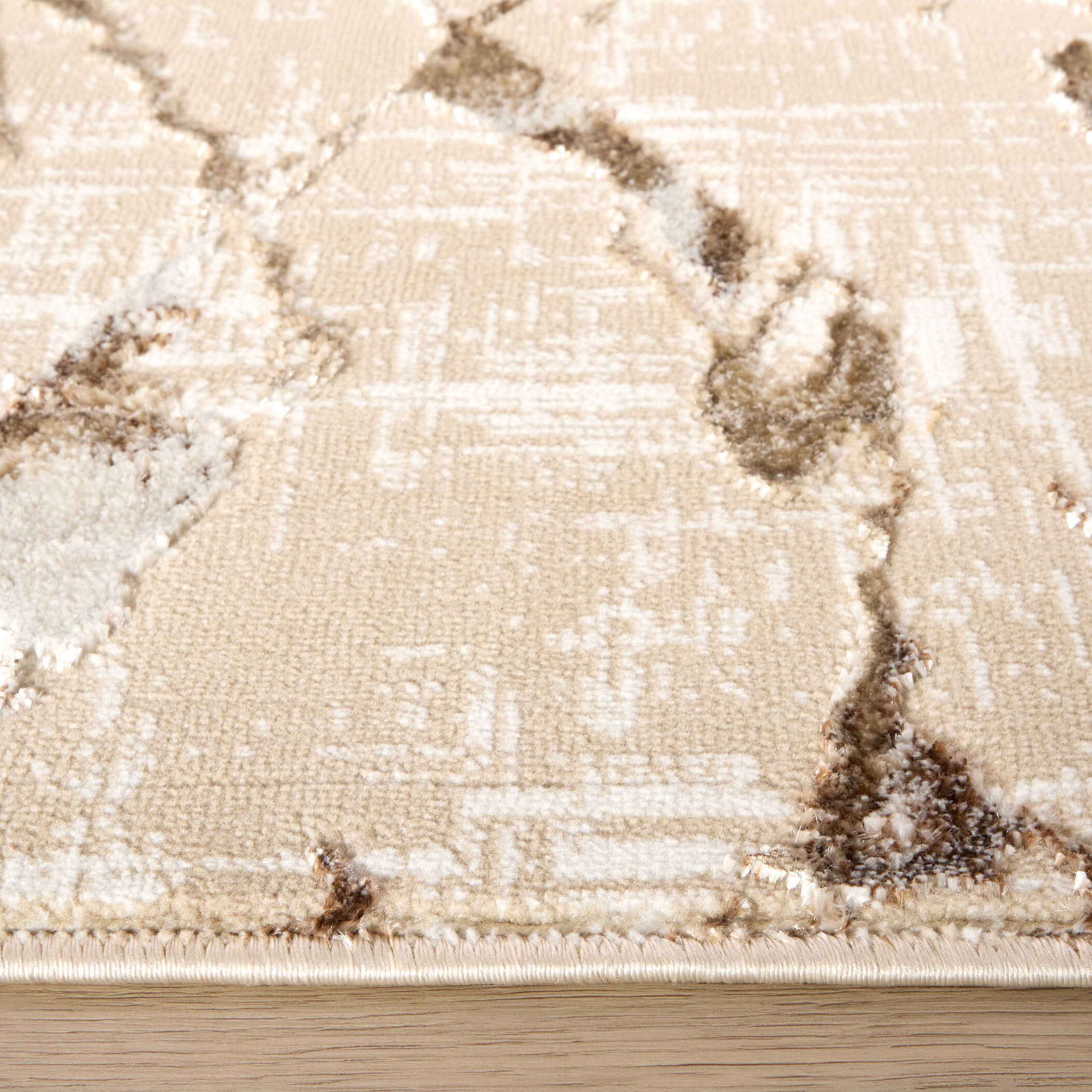 Piave Brown and Beige Indoor Rug