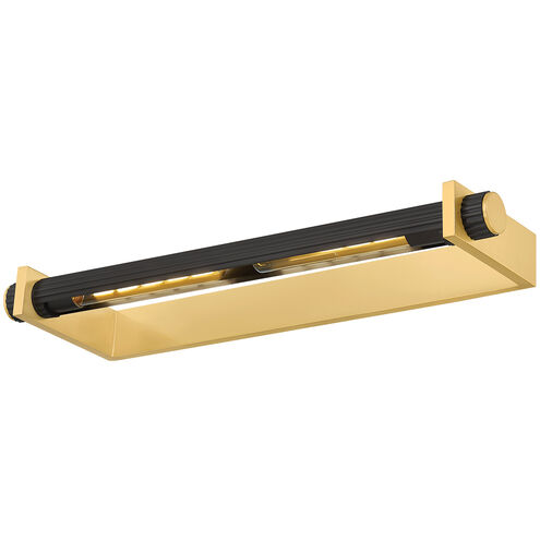 Judd 30 watt 26.5 inch Aged Brass and Distressed Bronze Picture Light Wall Light