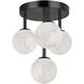 Giovanna LED 16.5 inch Matte Black Flush Mount Ceiling Light