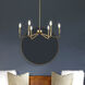 Clayton 6 Light 26 inch Aged Brass Chandelier Ceiling Light