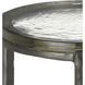 Acea 12 inch Graphite and Clear Drinks Table