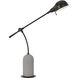Johnstone 38 inch 60 watt Cement and Black Desk Lamp Portable Light