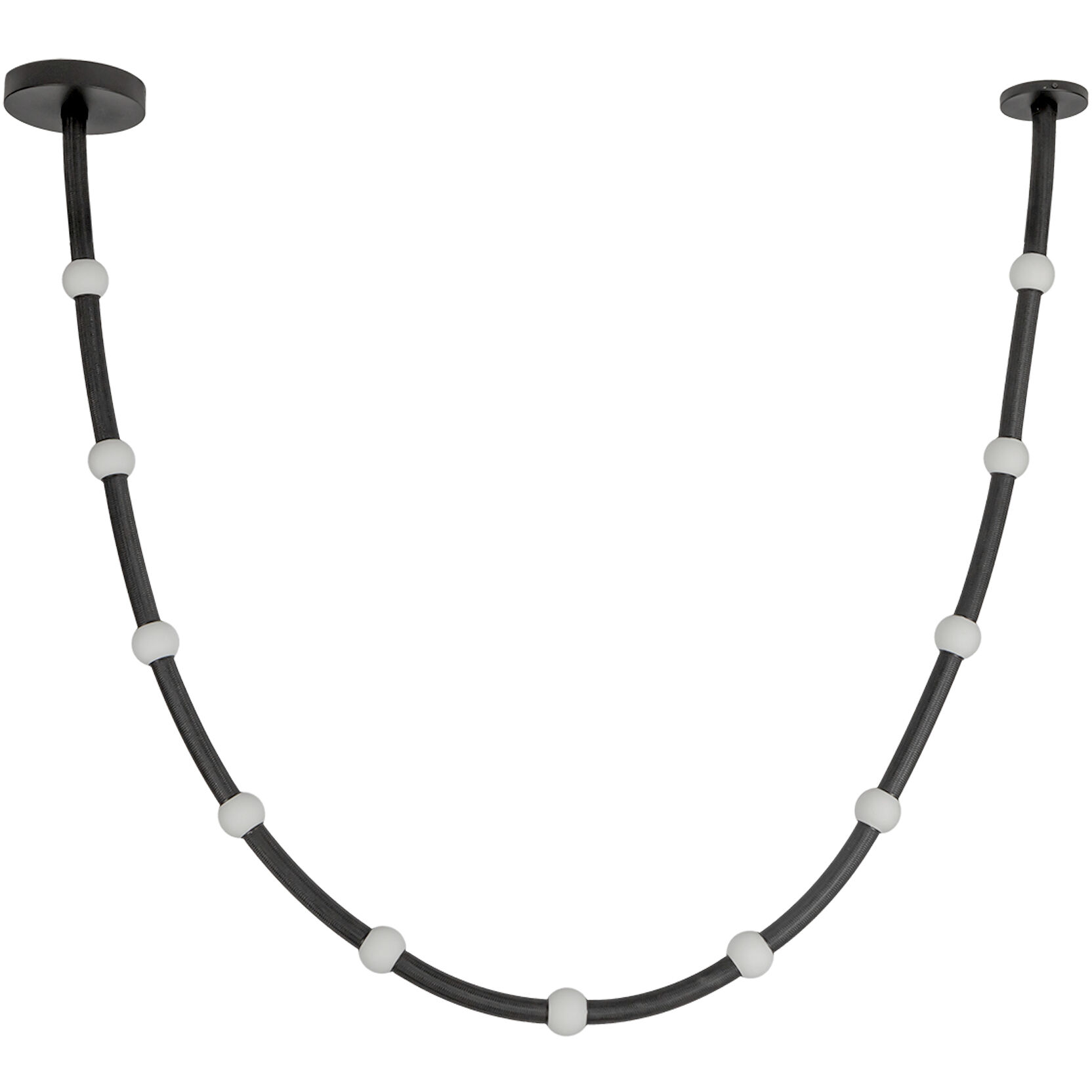 Corda LED 2.38 inch Black Pendant Ceiling Light