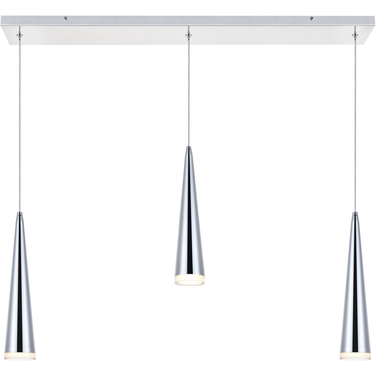Fantasia LED 36 inch Chrome Pendant Ceiling Light
