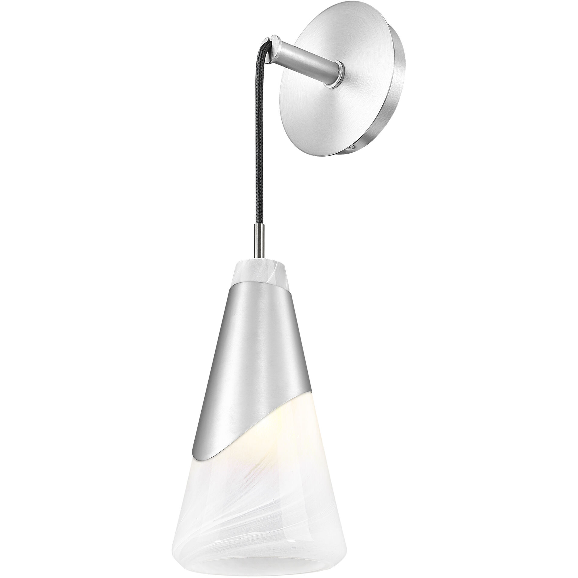 Aimie Wall Sconce Wall Light in Brushed Nickel