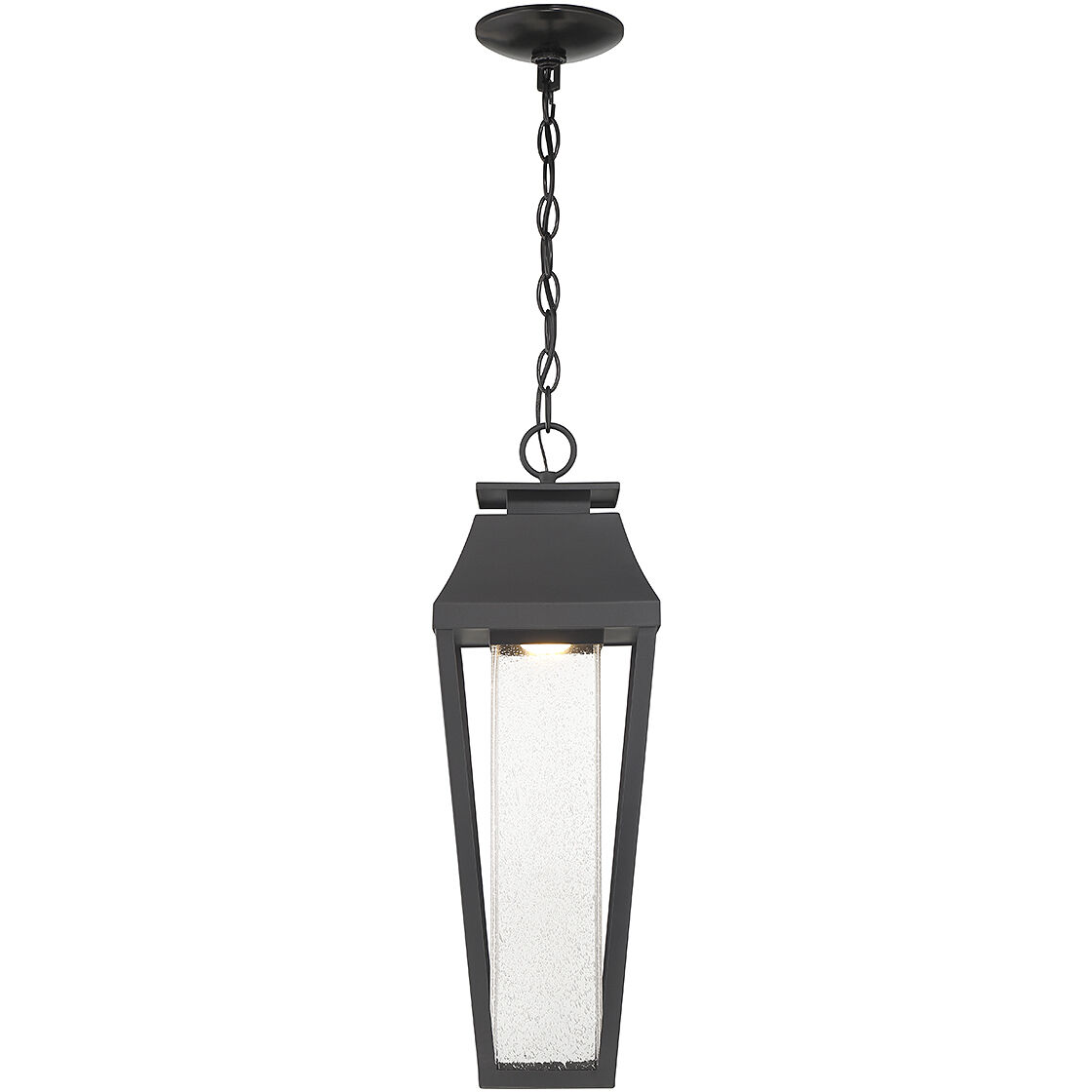 Brookline LED 7.25 inch Black Outdoor Hanging Lantern