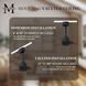 Atlas Alessandra 72 inch Matte Black with Walnut Tone Blades Transitional Ceiling Fan