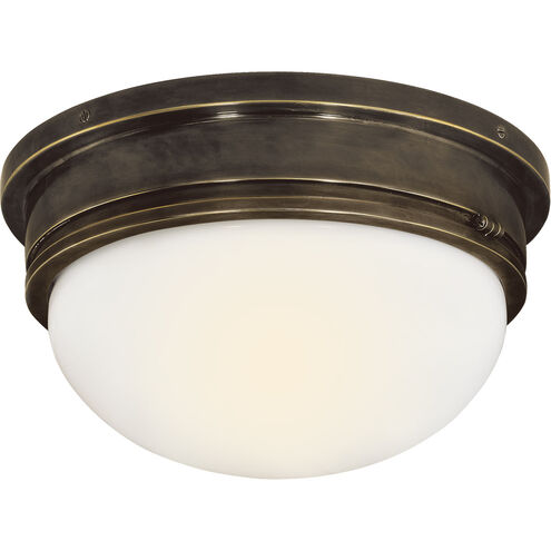 Chapman & Myers Marine 2 Light 12.75 inch Bronze Flush Mount Ceiling Light, Large