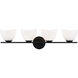 Uptowne 4 Light 27 inch Black Wall Sconce Wall Light