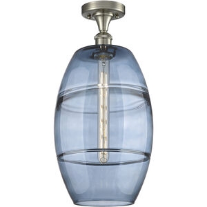 Ballston Vaz 1 Light 10 inch Brushed Satin Nickel Semi-Flush Mount Ceiling Light
