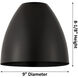 Edison Metal Bristol 1 Light 9 inch Brushed Satin Nickel Semi-Flush Mount Ceiling Light