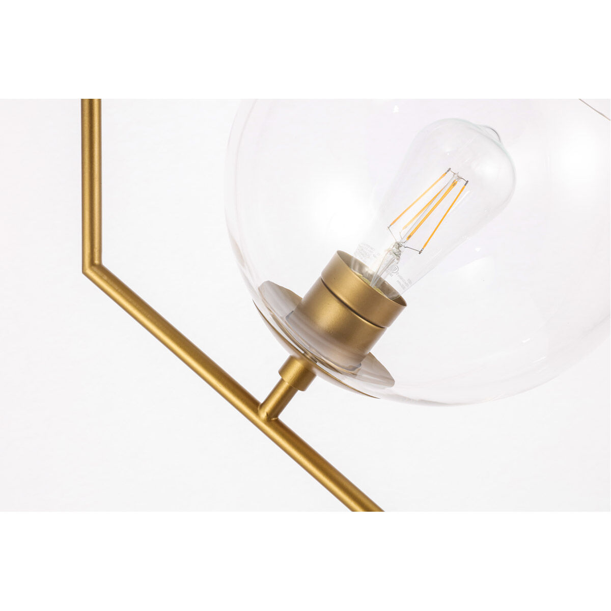 Monroe 1 Light 10 inch Brass Pendant Ceiling Light