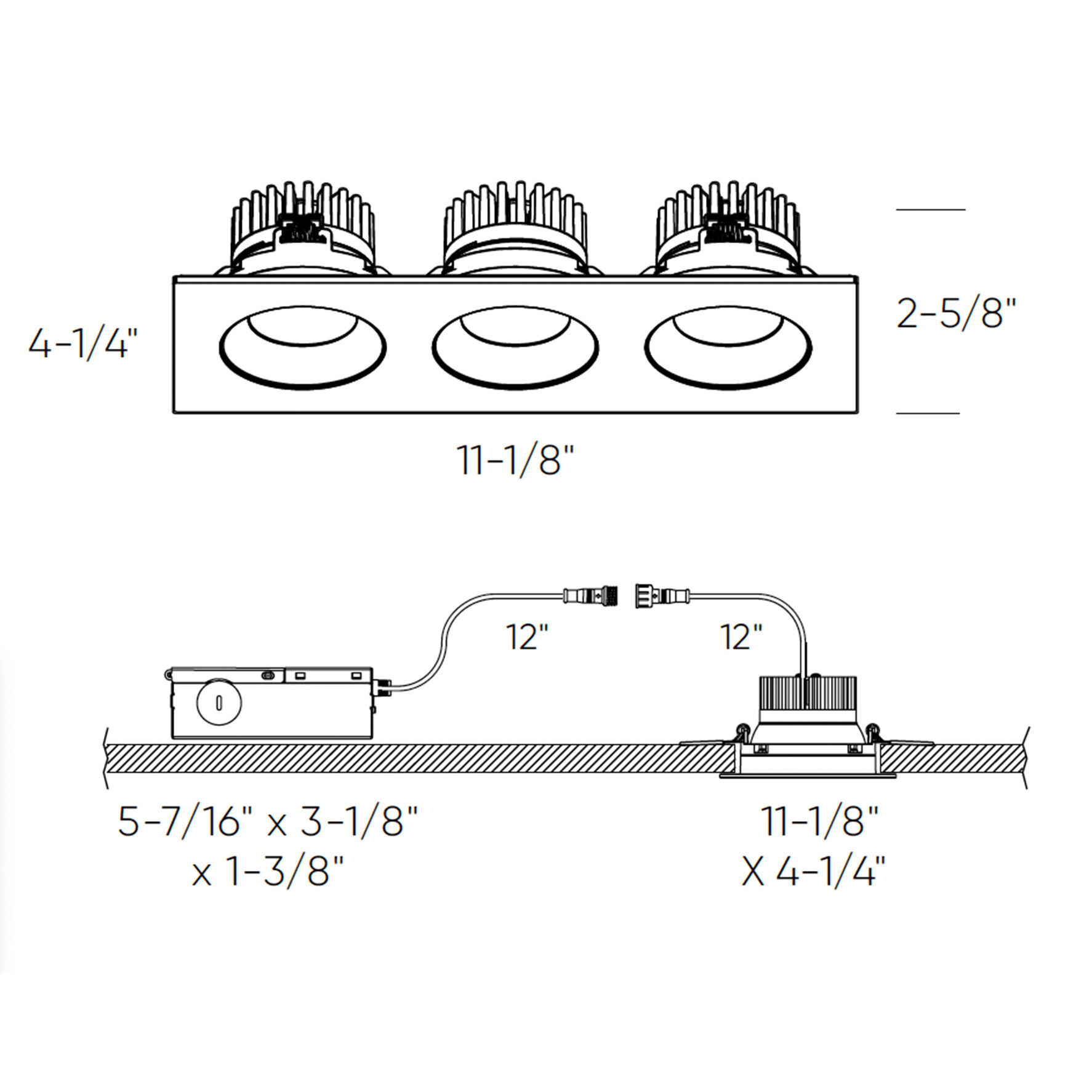 Revolve Black Directional Recessed Light