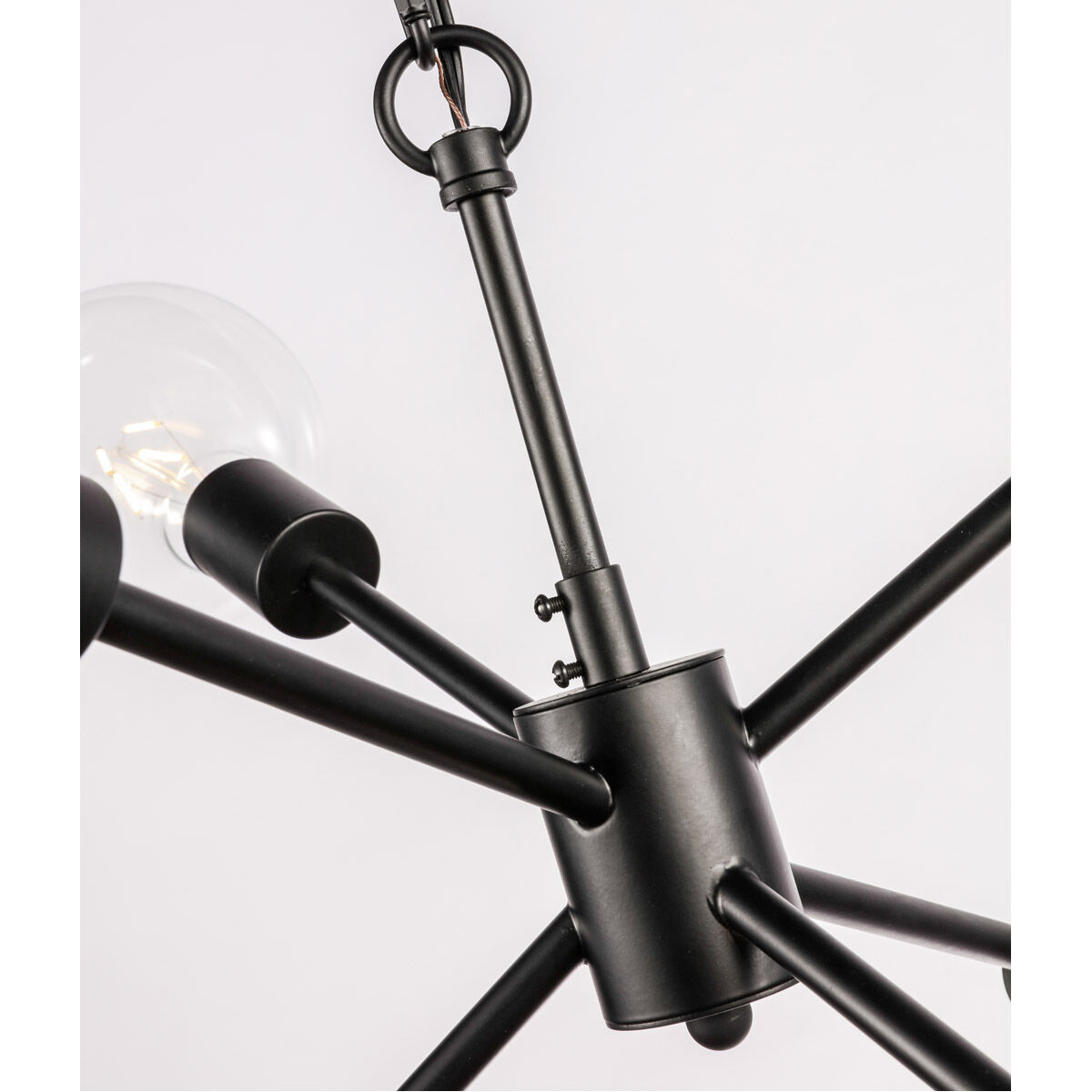 Charleston 6 Light 16 inch Black Pendant Ceiling Light