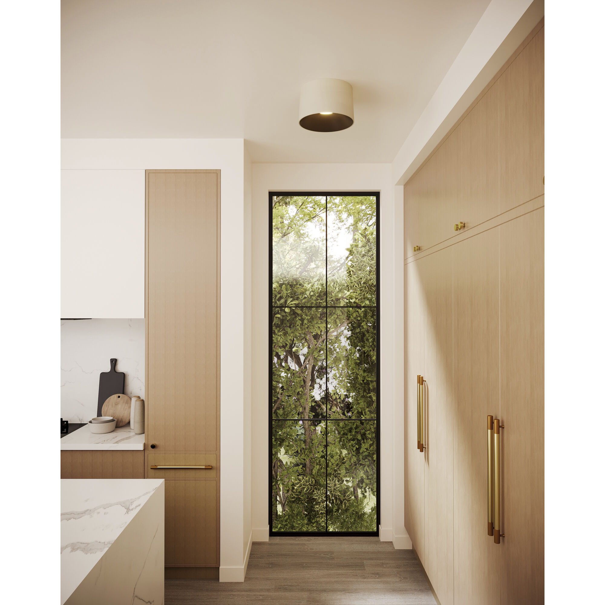 Etta LED 13.88 inch Pearl White Flush Mount Ceiling Light