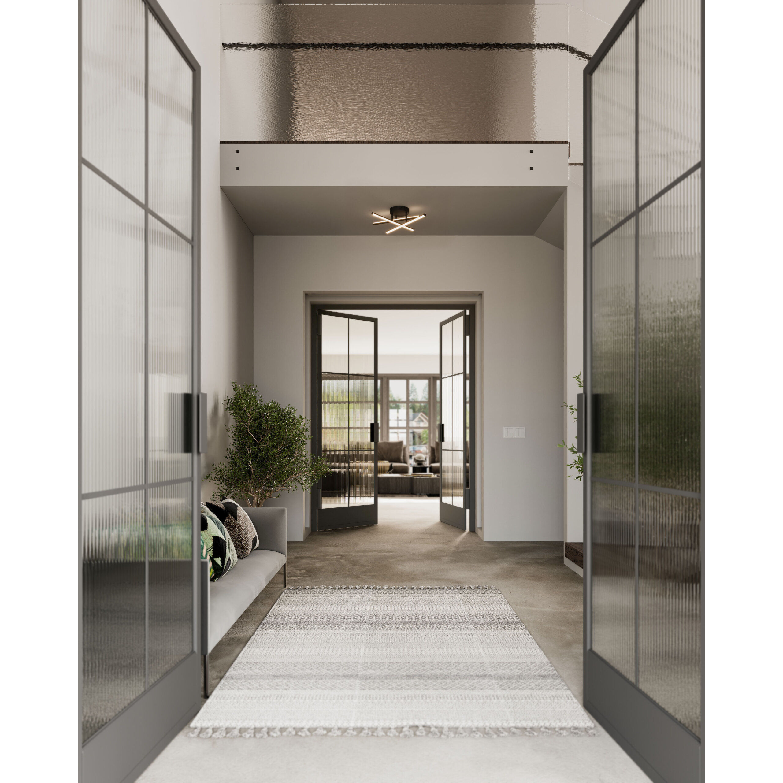 Asterisk 3 Light 5.9 inch Black Pendant Ceiling Light