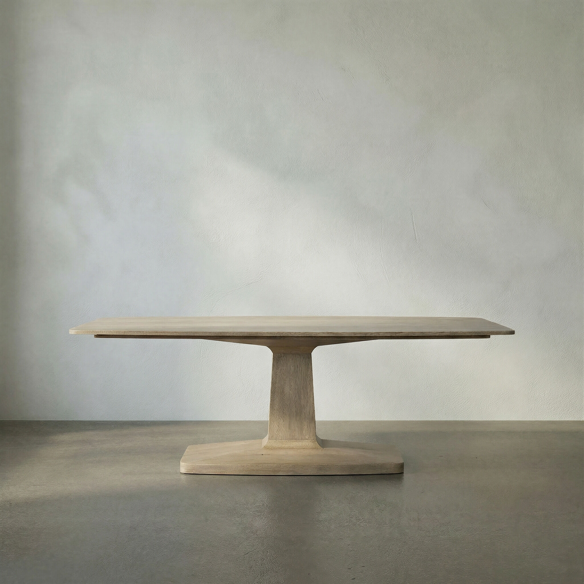 Travis 84 X 44 inch Washed Walnut Dining Table