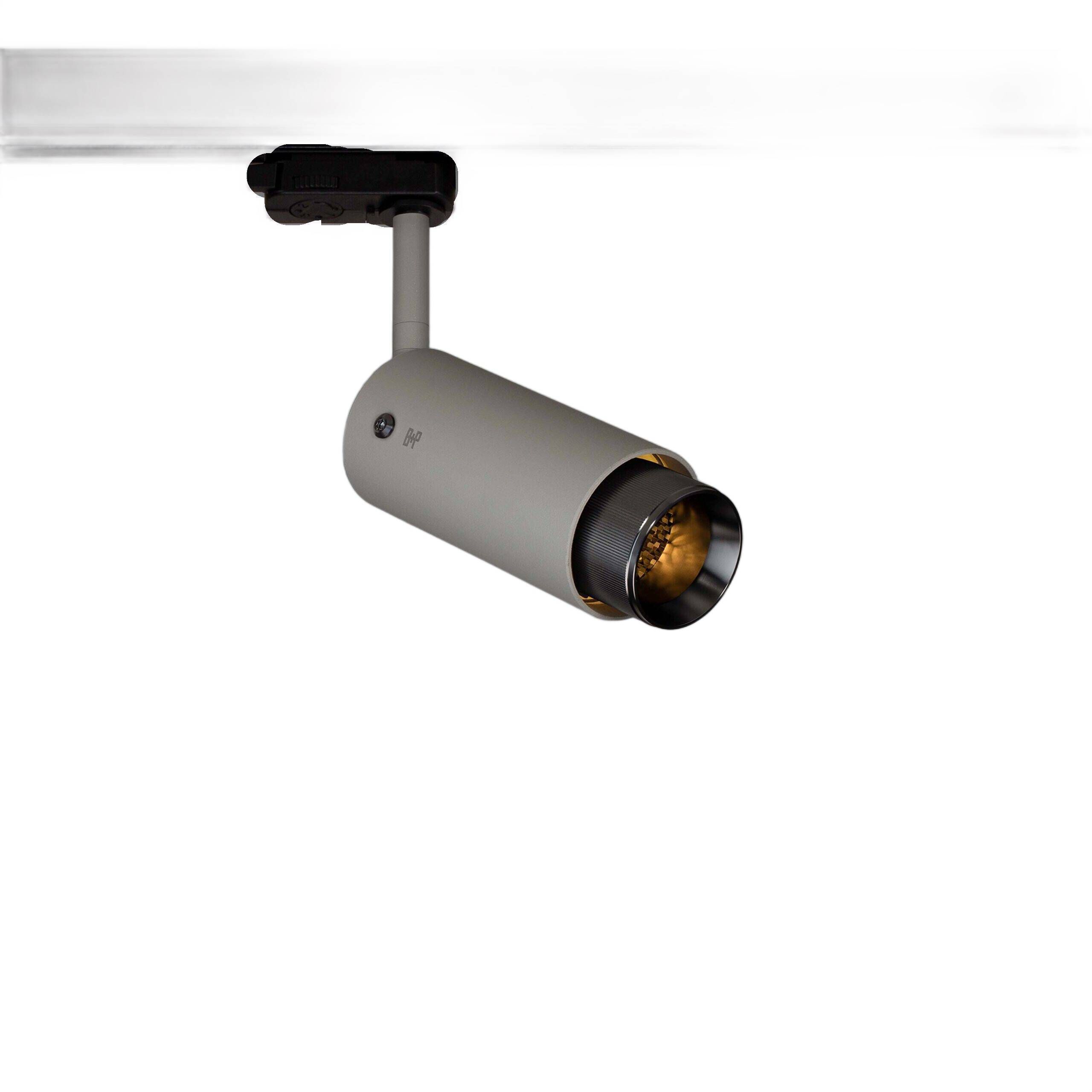 Exhaust Track 1 Light 110-120 Stone / Gun Metal Spotlight Ceiling Light