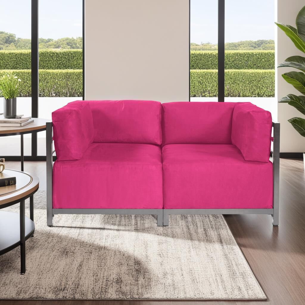 Axis Fuchsia Sectional, 2 Piece, The Regency Collection