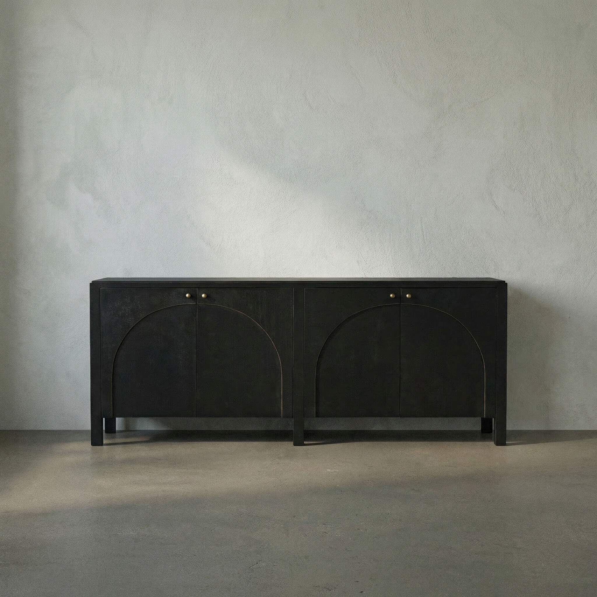 Weston 78.5 X 20.5 inch Hand Rubbed Black Sideboard