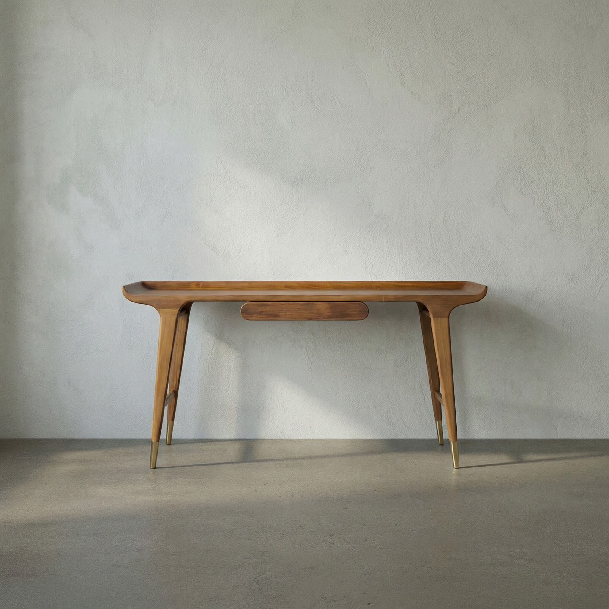 Mandrake 62 X 26 inch Clear Coat Flat Desk