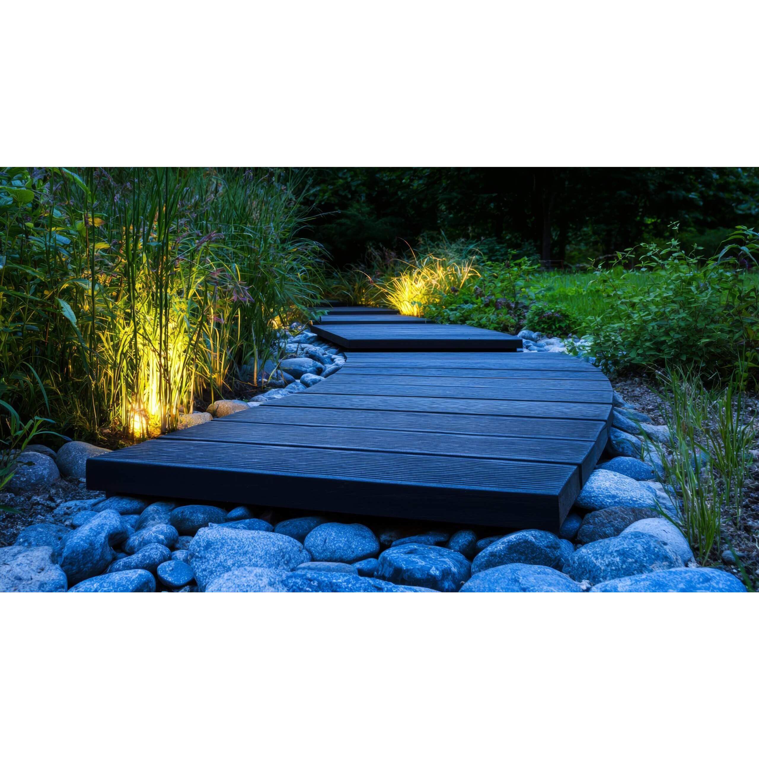 Sol 12V 9.00 watt Black In-Ground Light