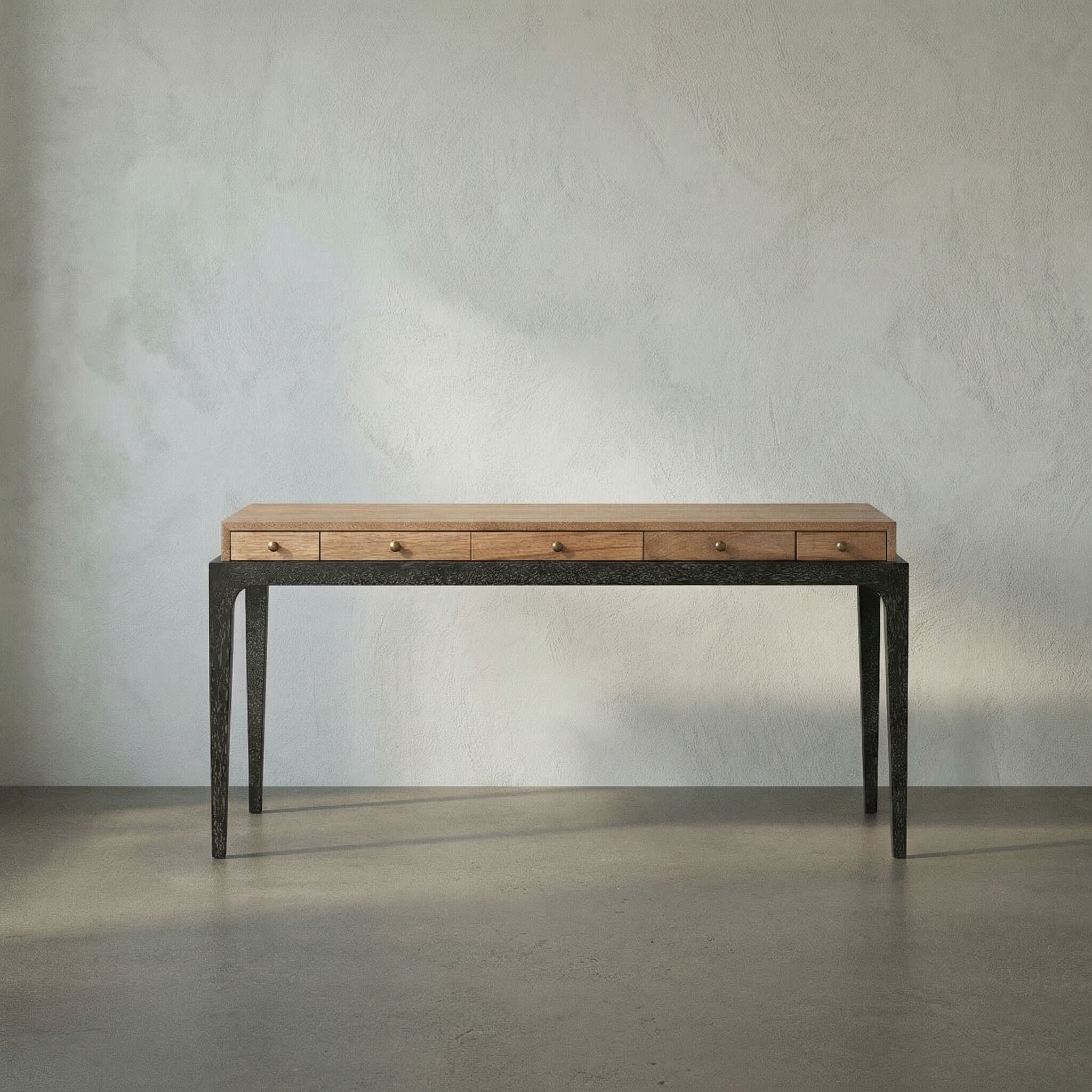 Memphis 64 X 28 inch Dark Walnut and Black Walnut Desk