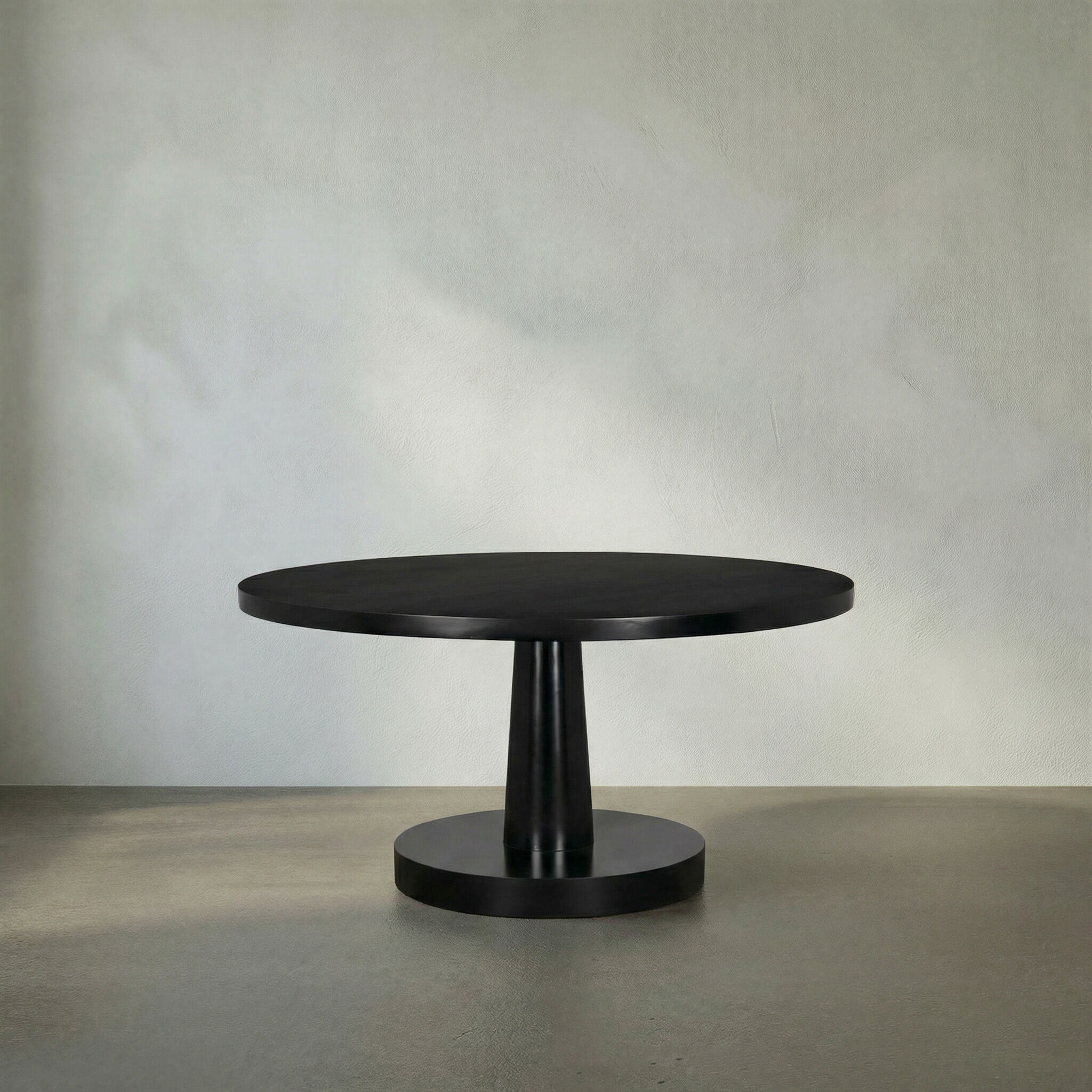 Stella 60 X 60 inch Hand Rubbed Black Dining Table