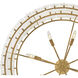 Simone LED 34.25 inch Burnished Gold Chandelier Ceiling Light, Drum
