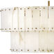 Simone LED 34.25 inch Burnished Gold Chandelier Ceiling Light, Drum