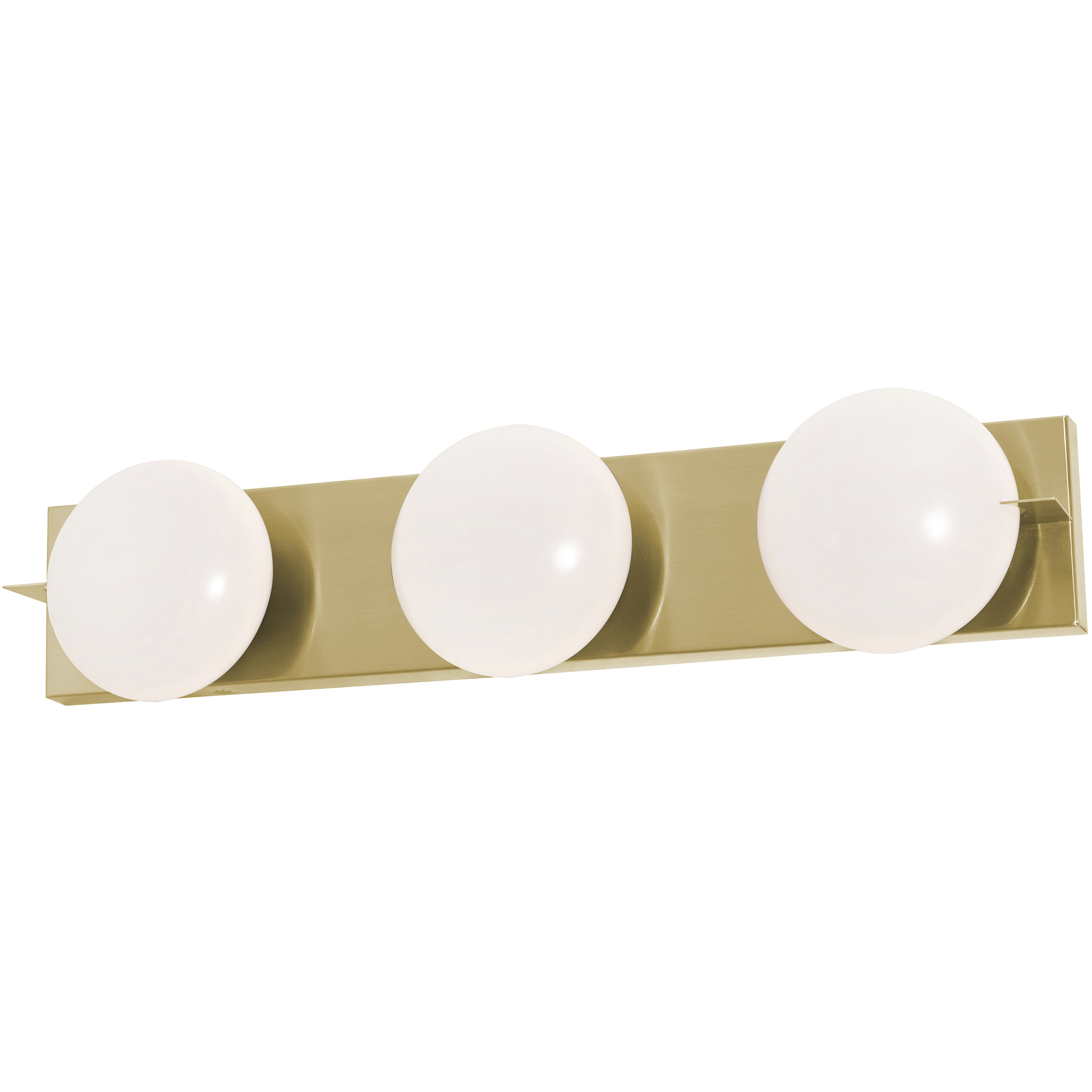 Gates LED 24 inch Satin Brass Vanity Light Wall Light