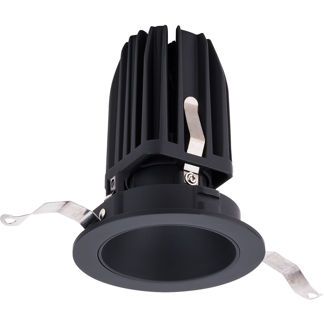 FQ Integrated LED Black Recessed Trim in 2700K, 2" LED