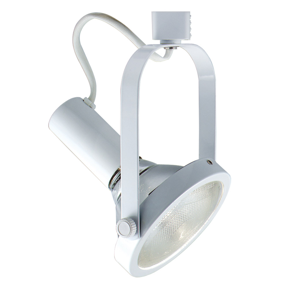 Classic 1 Light 120V White Track Lighting Ceiling Light