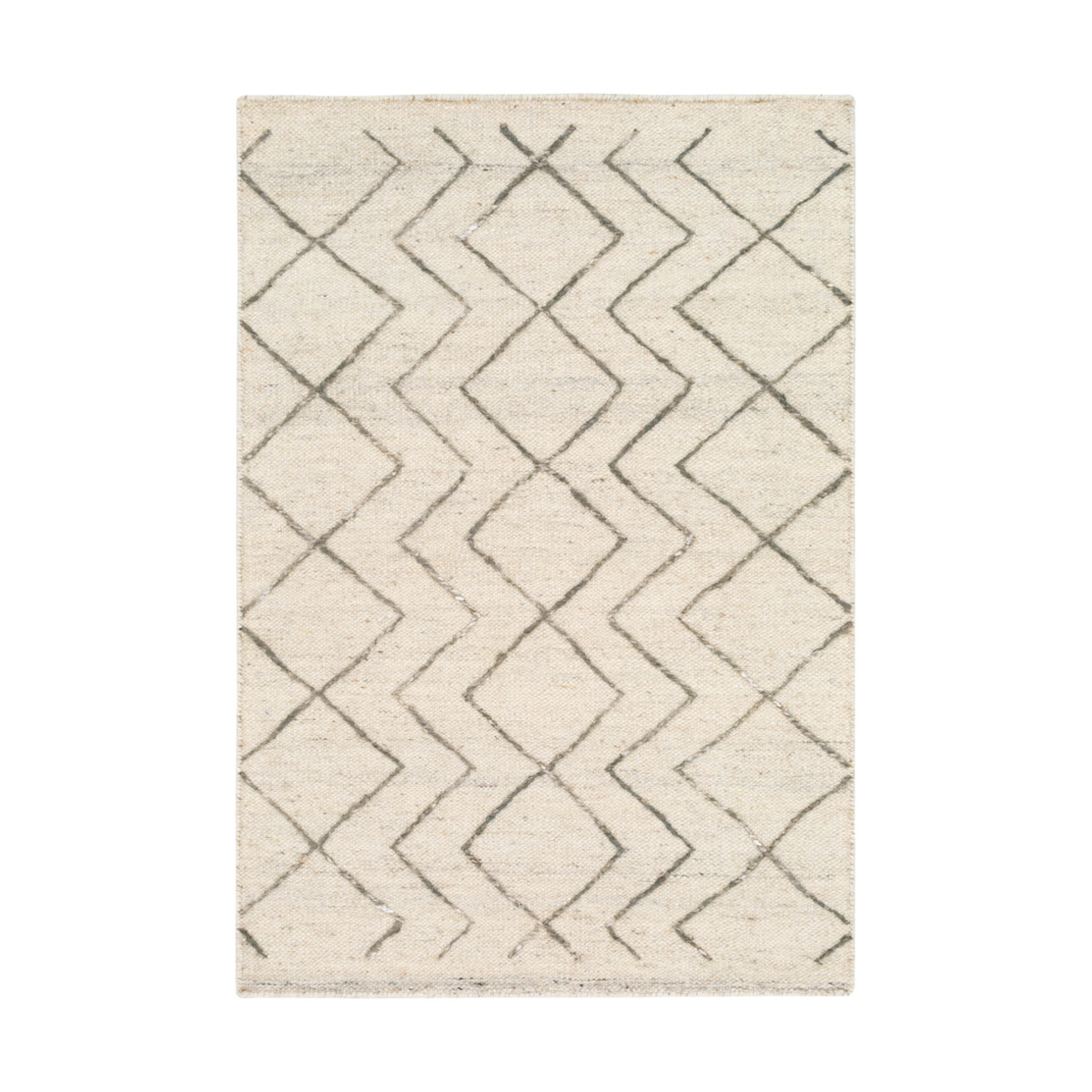 Dasher 36 X 24 inch Brown and Neutral Area Rug, Wool, Cotton, and Viscose