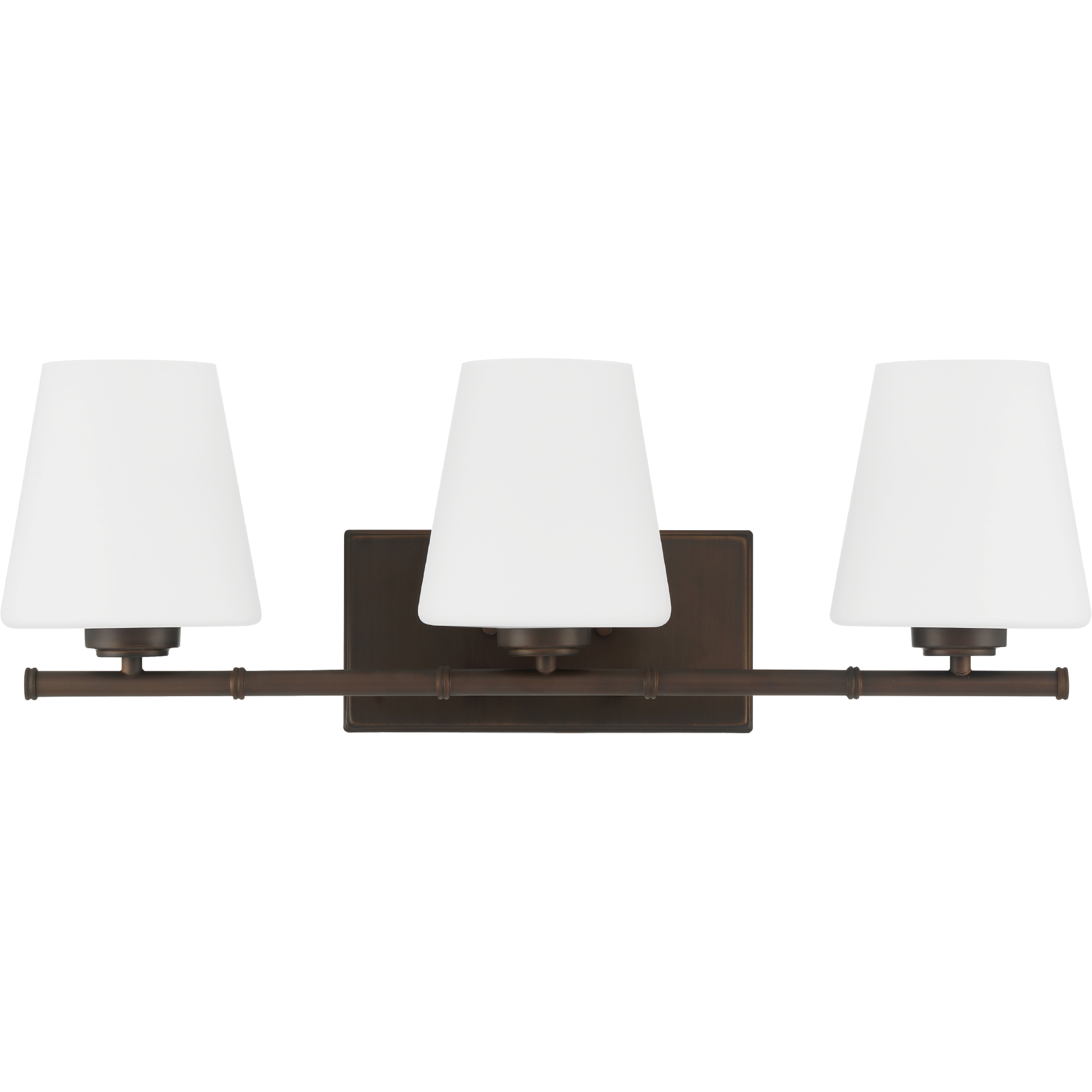 Fauna Grove 3 Light Matte Bronze Vanity Light Wall Light, Medium