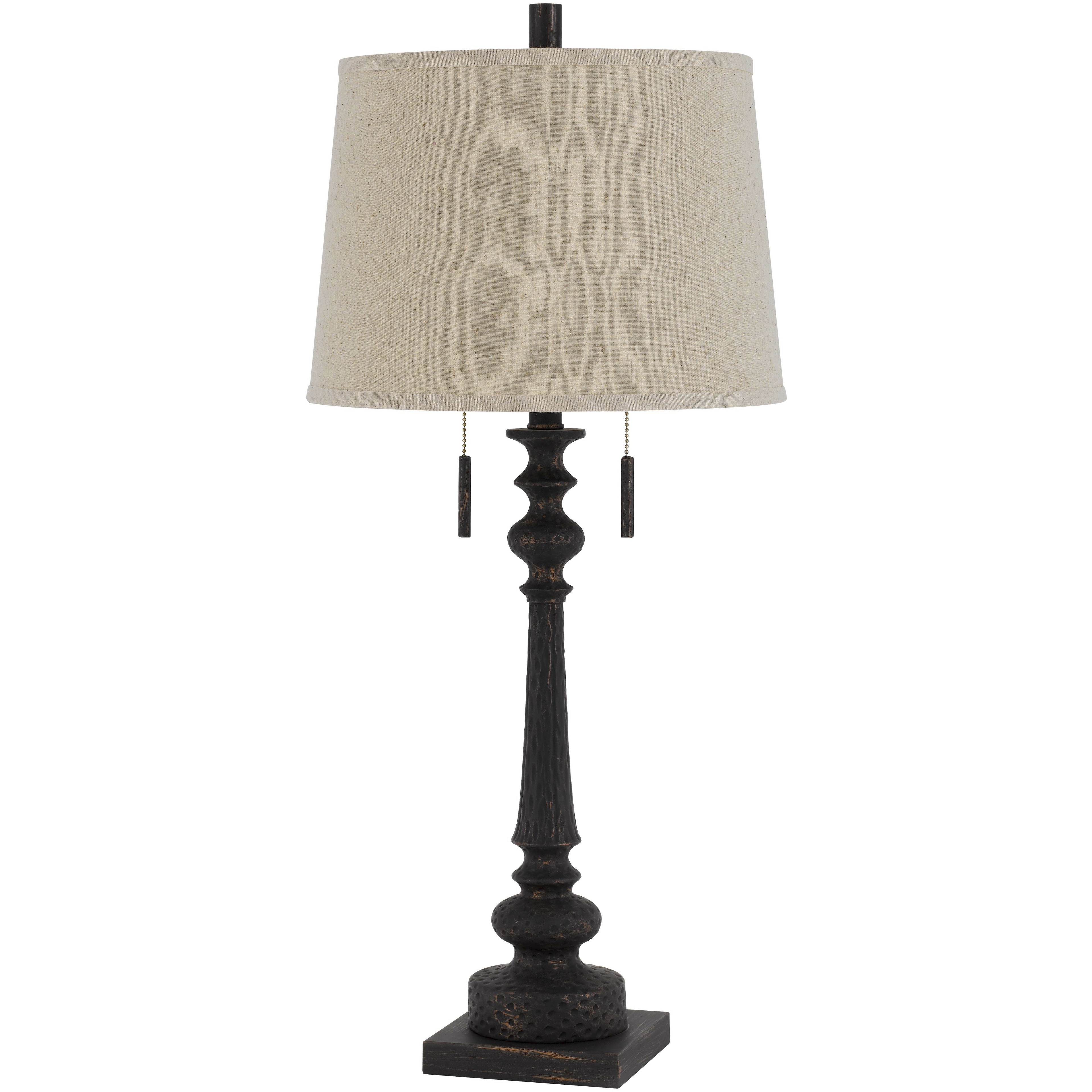 Torrington 32 inch 60.00 watt Rustic Iron Table Lamp Portable Light