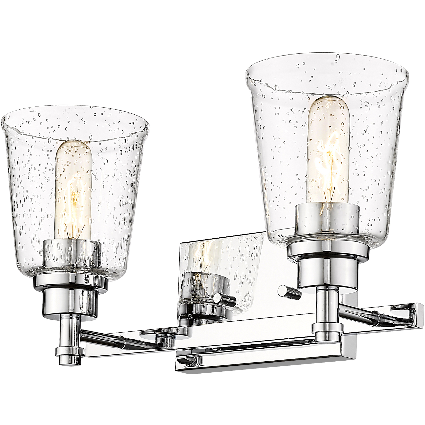 Bohin 2 Light 16 inch Chrome Vanity Wall Light