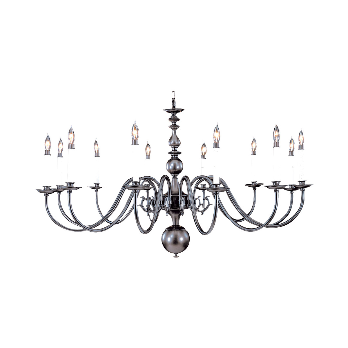 Jamestown 12 Light 48 inch Polished Brass Foyer Chandelier Ceiling Light